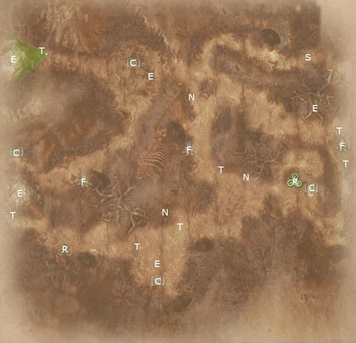 Map of The Chosen from King Arthur Knight's Tale game.