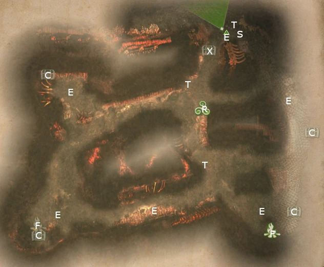 Map of The Return of the King mission from King Arthur Knight's Tale game.