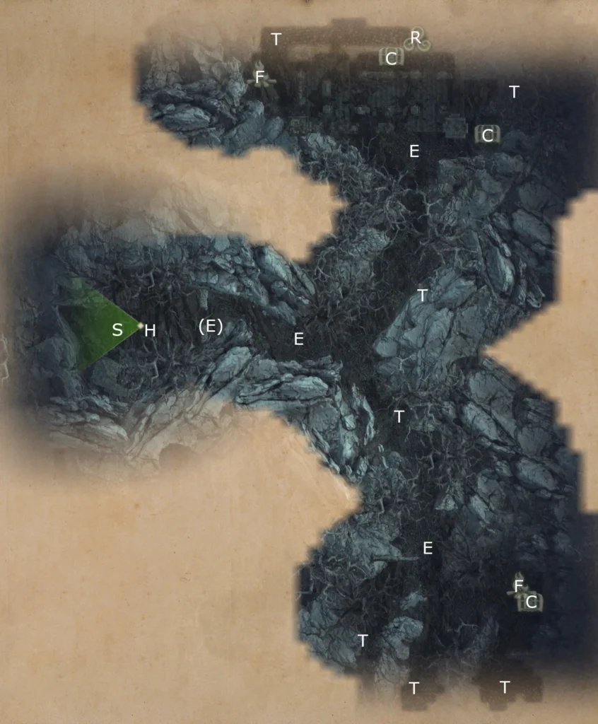 Annotated map of The Curse of Enid from King Arthur Knight's Tale game.